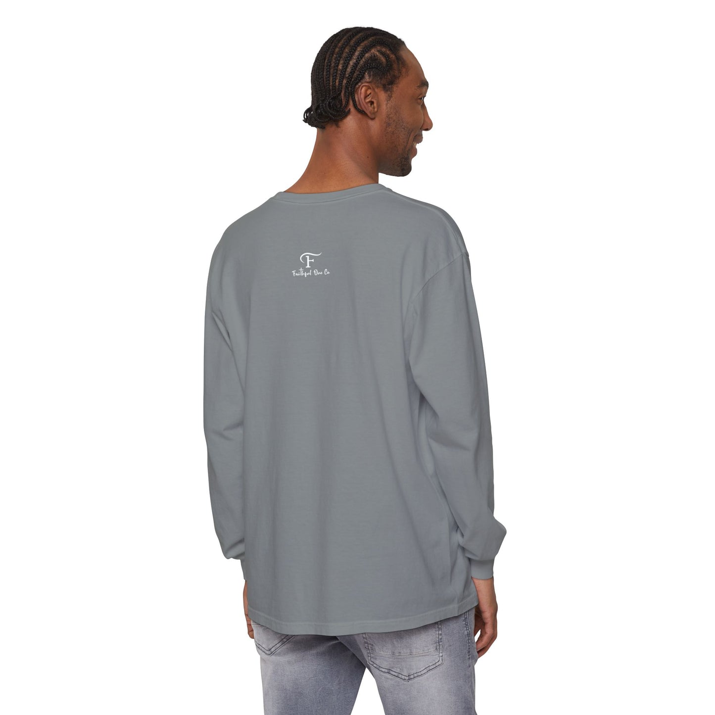 He Left the 99 Long Sleeve — Luke 15:4-7 Christian Crewneck