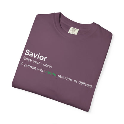 Savior Definition T-Shirt 100% cotton