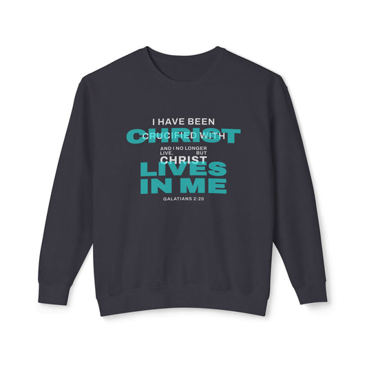 I have been Crucified with Christ "Galatians 2:20" Teal