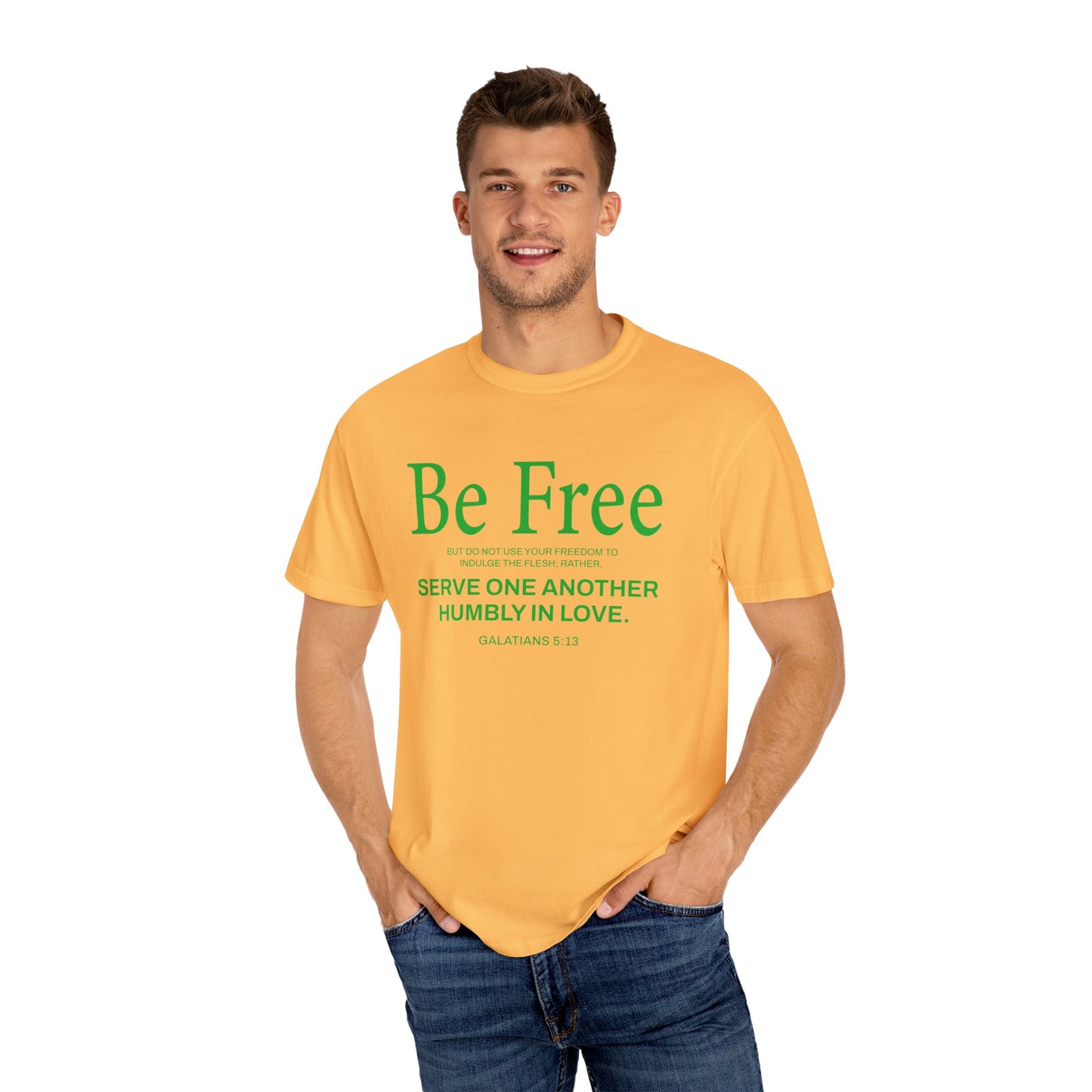 Be Free "Galatians 5:13" Green