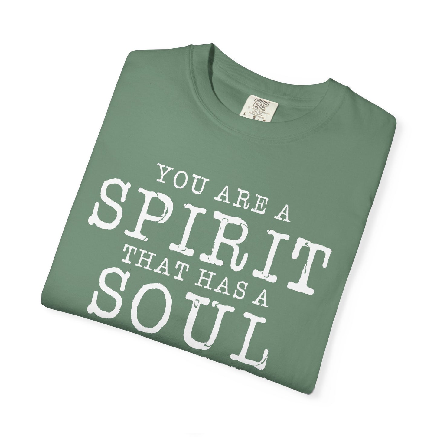 You Are A Spirt That Has A Soul And Lives In A Body "1 Thessalonians 5:23"