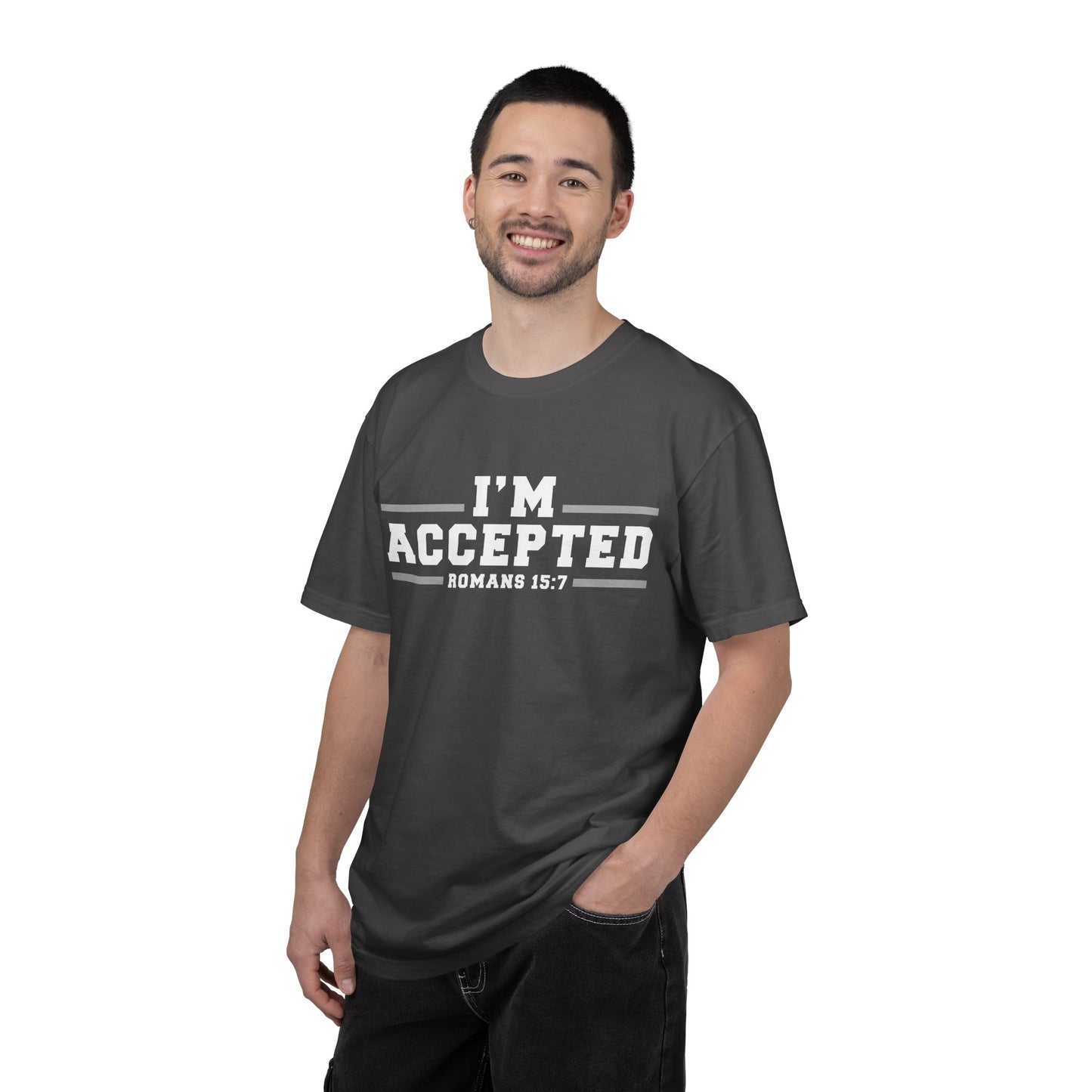 I'm Accepted — Romans 15:7 Graphic T-Shirt