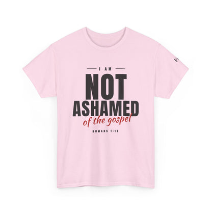Not Ashamed of the Gospel Christian Faith T-Shirt