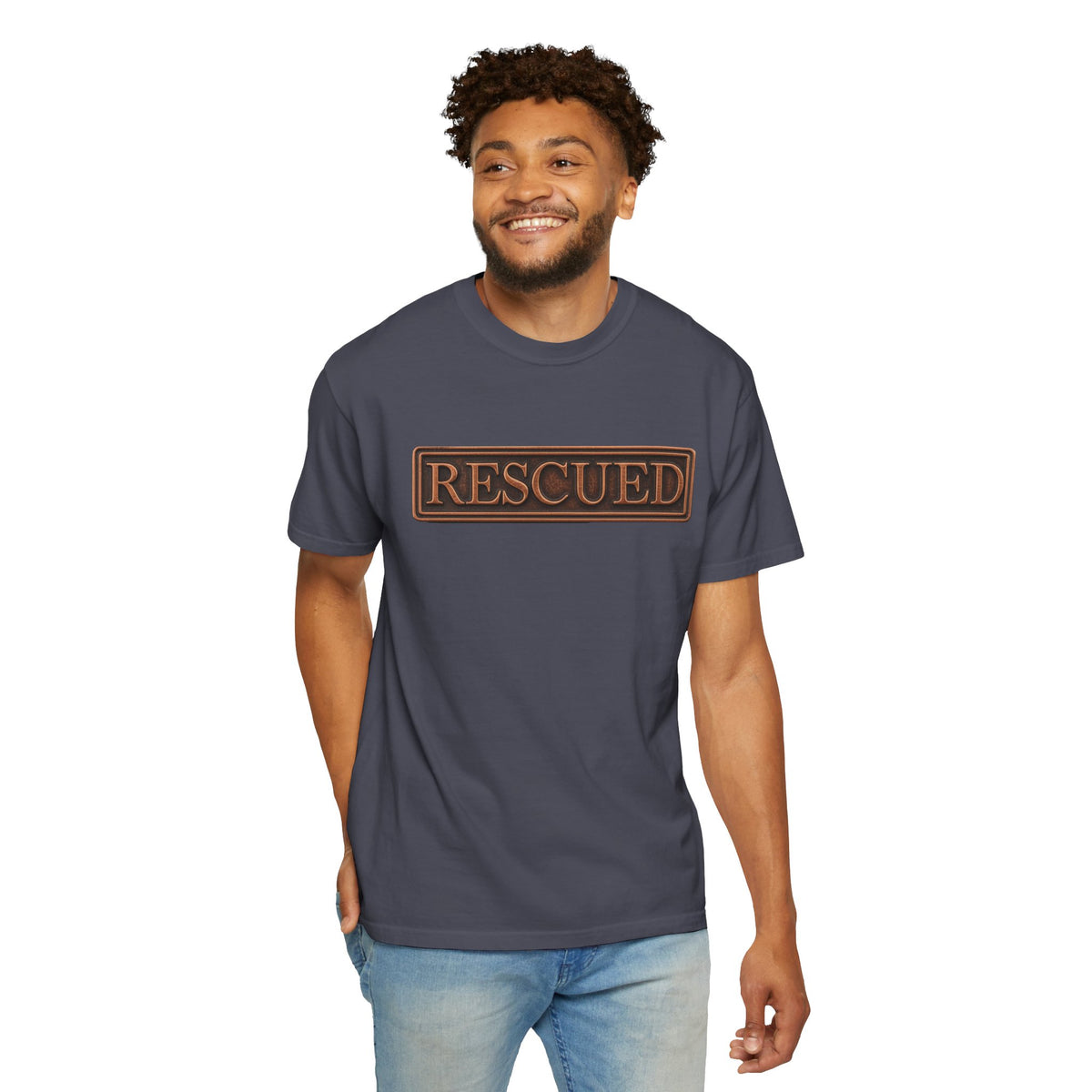 Rescued Colossians 1:13-14 Cotton T-Shirt