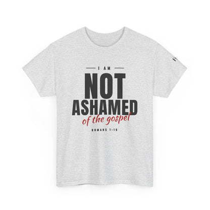 Not Ashamed of the Gospel Christian Faith T-Shirt
