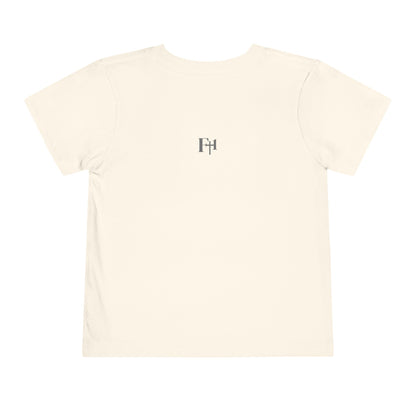 Toddler Tee - Sleeping Fox Illustration with 'En Paz Me Acostare' Spanish Design