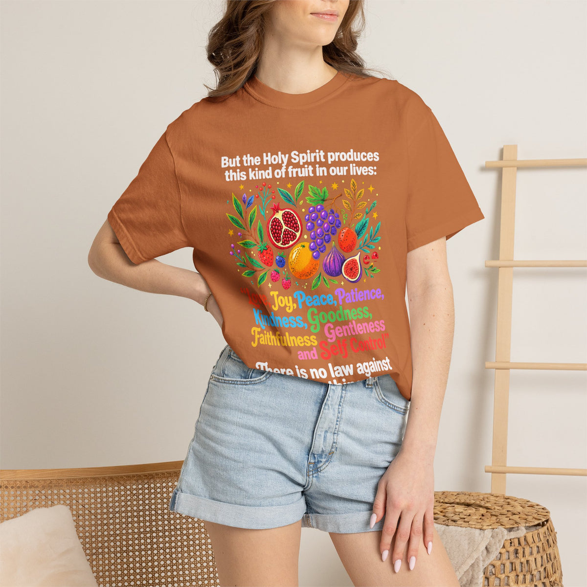 Fruit of the Spirit T‑Shirt — Galatians 5:22‑23 Christian Faith Tee