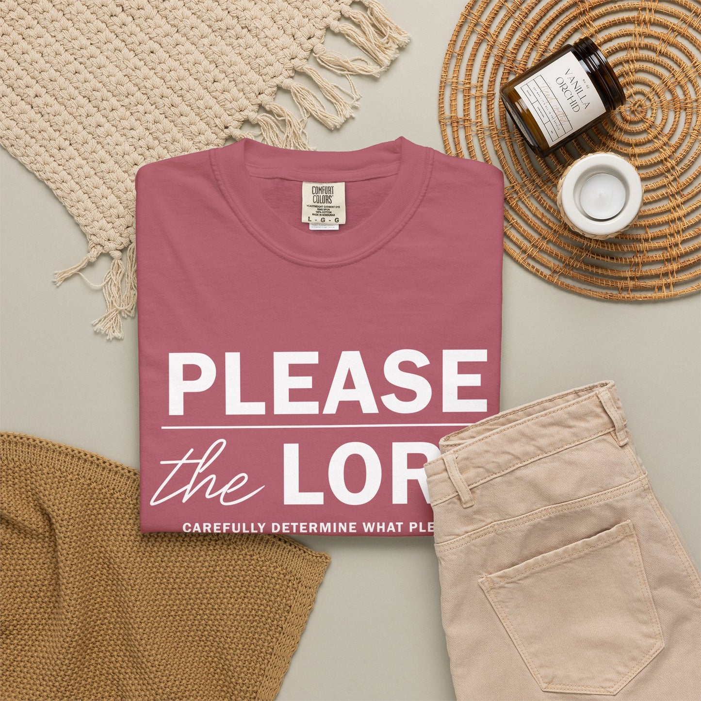 Please the Lord Ephesians 5:10 T-Shirt 100% Cotton T-Shirt
