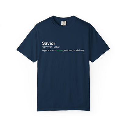 Savior Definition T-Shirt 100% cotton