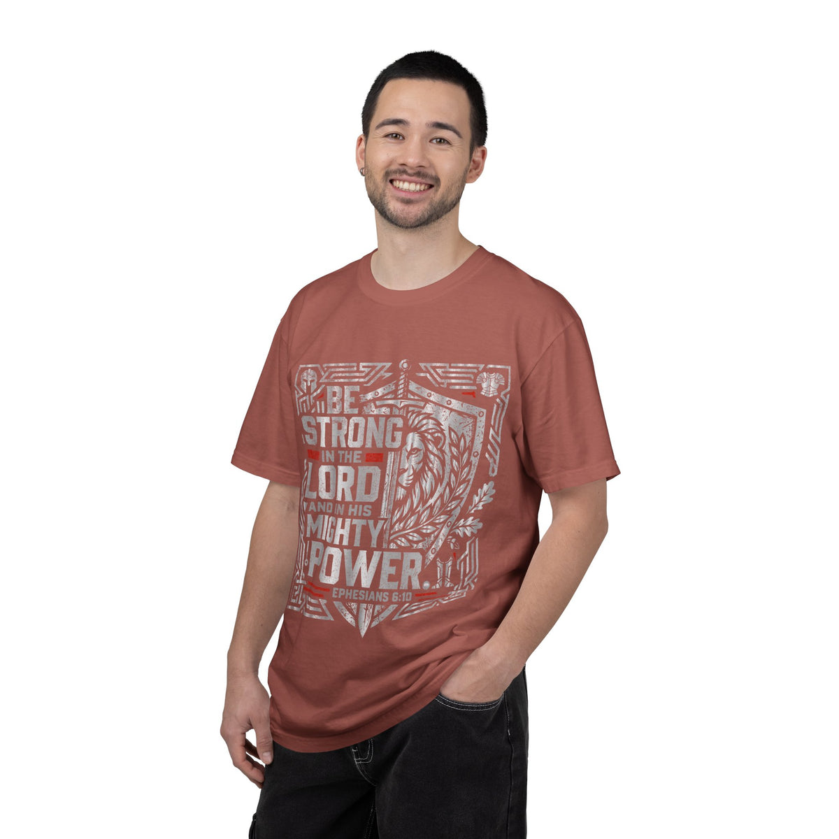 Be Strong in the Lord T-Shirt — Christian Faith Graphic Tee