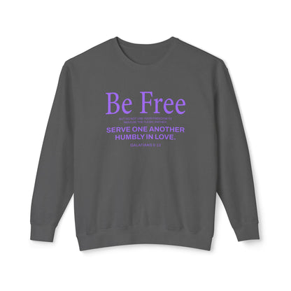 Be Free "Galatians 5:13" Purple