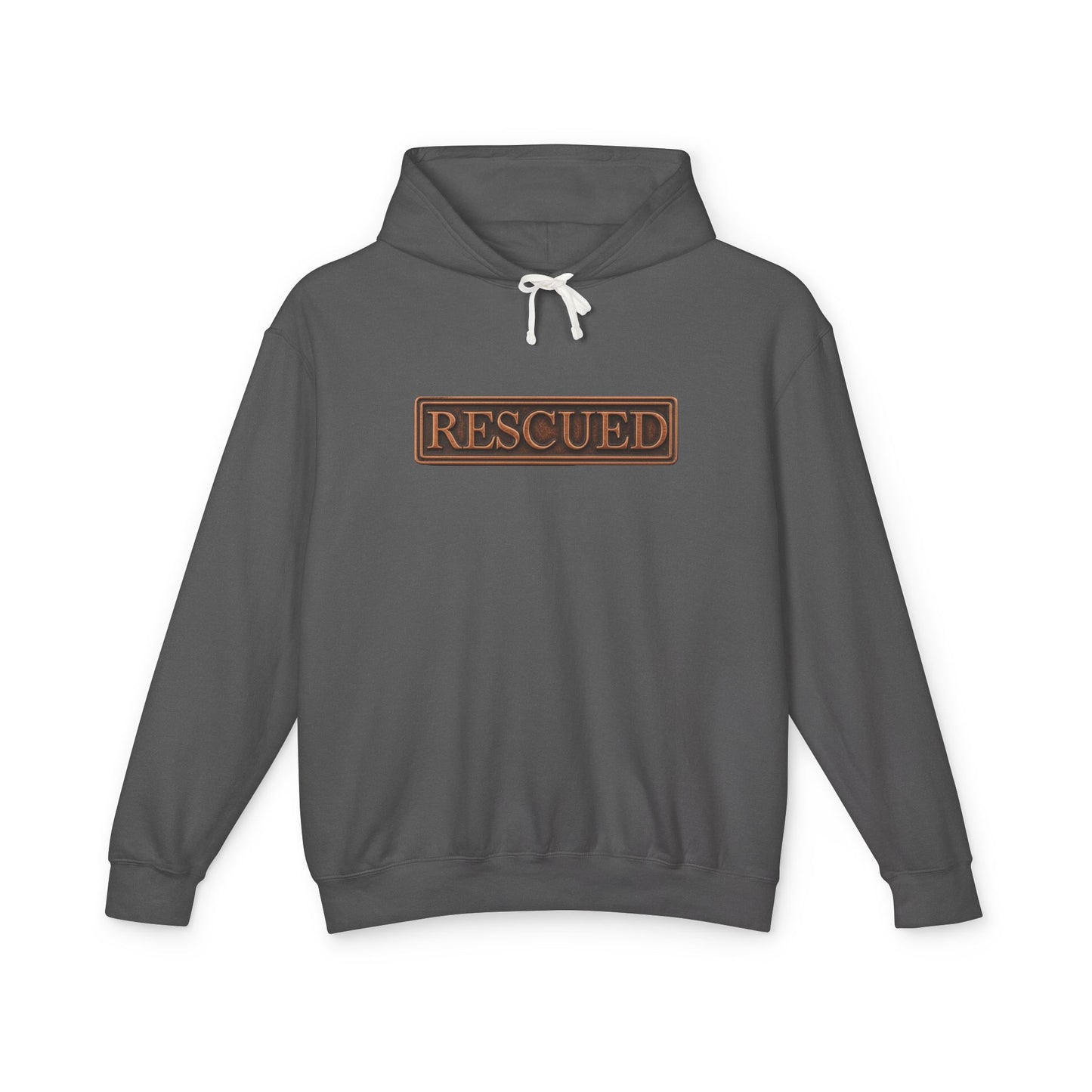 Rescued Colossians 1:13 Cotton Hoodie — Bible Verse Inspirational Hooded Sweatshirt