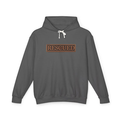 Rescued Colossians 1:13 Cotton Hoodie — Bible Verse Inspirational Hooded Sweatshirt