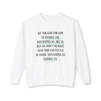 Change the Situation 100% Cotton Crewneck Sweatshirt