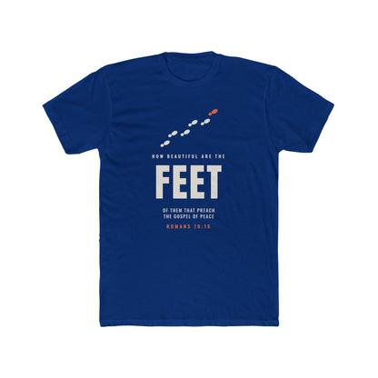How Beautiful Are the Feet Faith-Inspired Christian T-Shirt