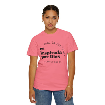 Toda la Escritura es inspirada por Dios  "2 Timoteo 3:16-17"