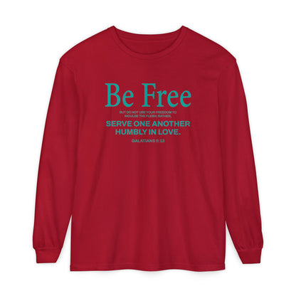 Be Free "Galatians 5:13" Teal