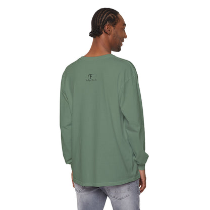 Jeremiah 17:7 'Blessed Is the One Who Trusts in the Lord' 100% Cotton Red Letters Long Sleeve Tee