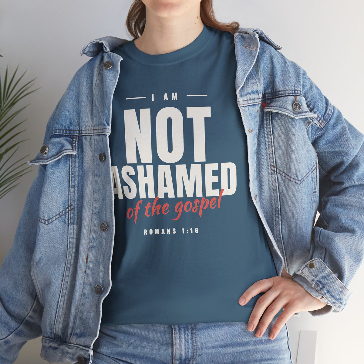 I Am Not Ashamed of the Gospel Faithful Christian T-Shirt