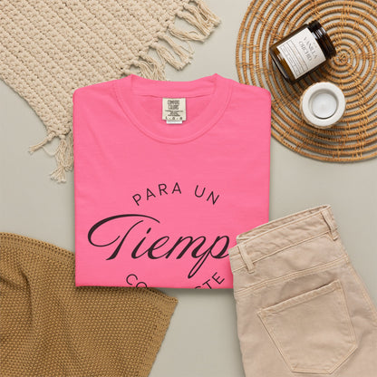 Para un Tiempo Como Este Ester 4:14 100% Cotton T-Shirt — Spanish Wise Woman Bible Verse