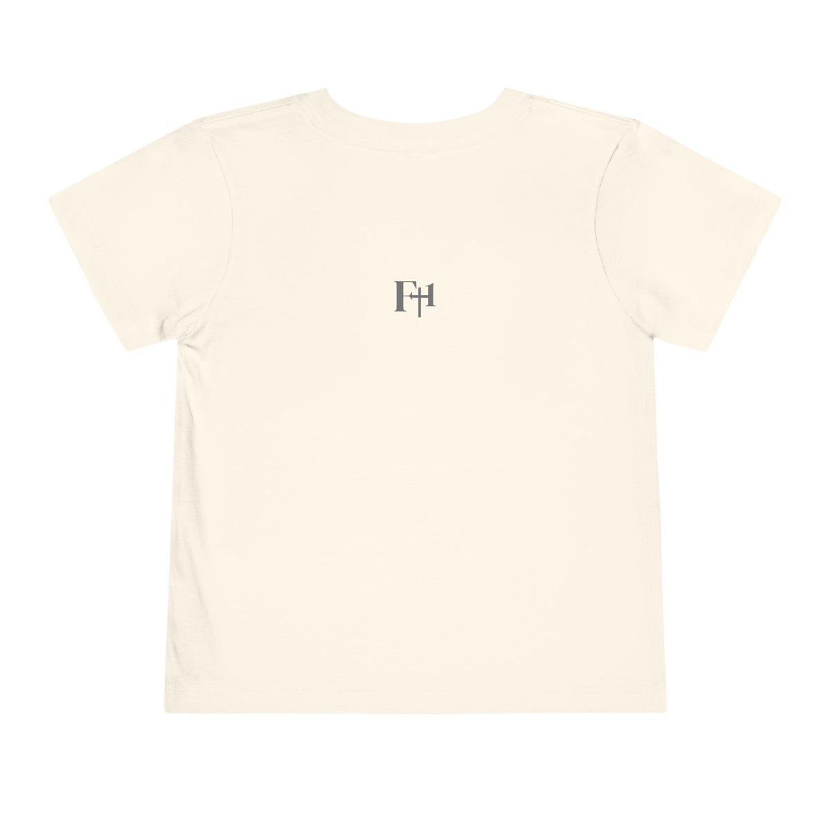 Toddler Tee — "For I’m the Lord Who Makes You" Floral Bible Verse (Isaiah 44:2)