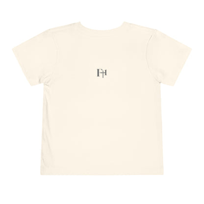 Toddler Tee — "For I’m the Lord Who Makes You" Floral Bible Verse (Isaiah 44:2)