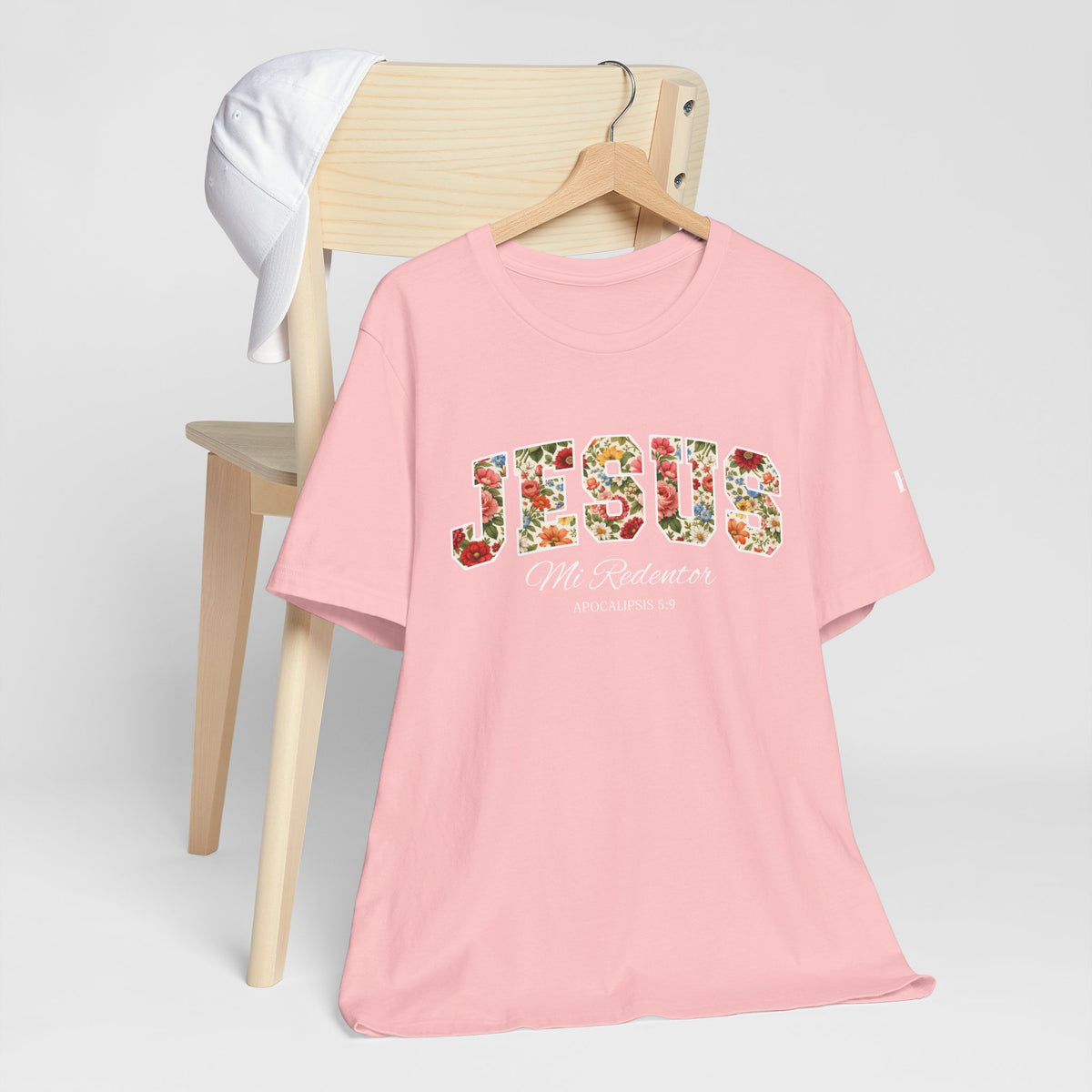 Jesus Mi Redentor Floral Graphic Tee