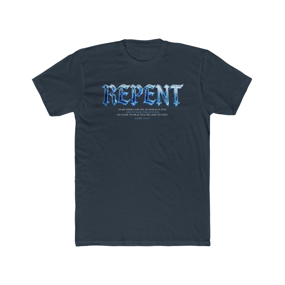 Repent Graphic Tee — Christian Faith Back Print Shirt