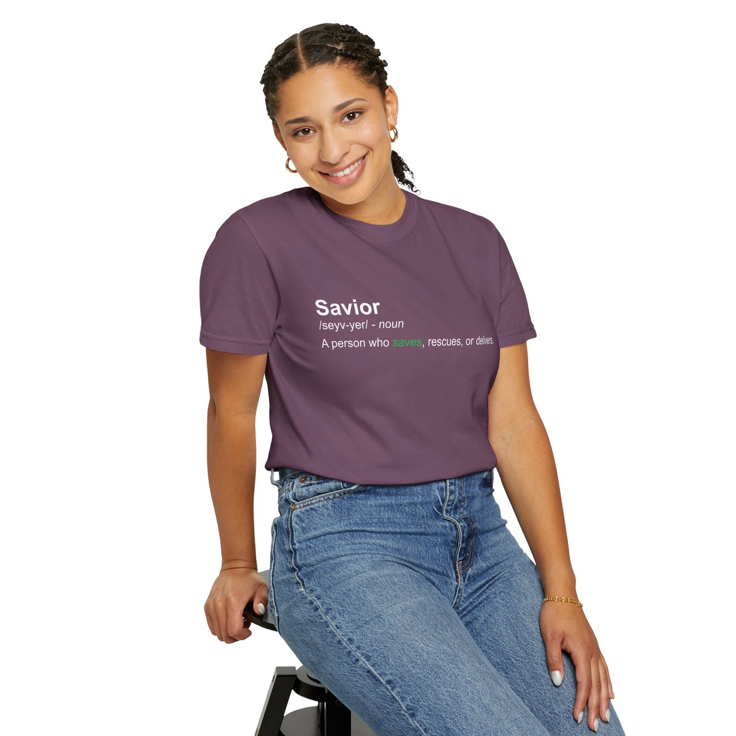 Savior Definition T-Shirt 100% cotton