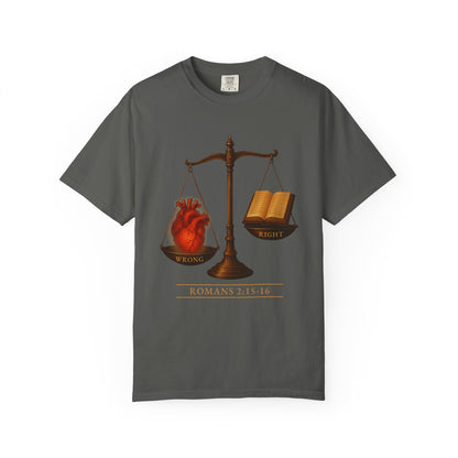 "Romans 2:15-16" 100% Cotton T-Shirt