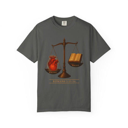 "Romans 2:15-16" 100% Cotton T-Shirt