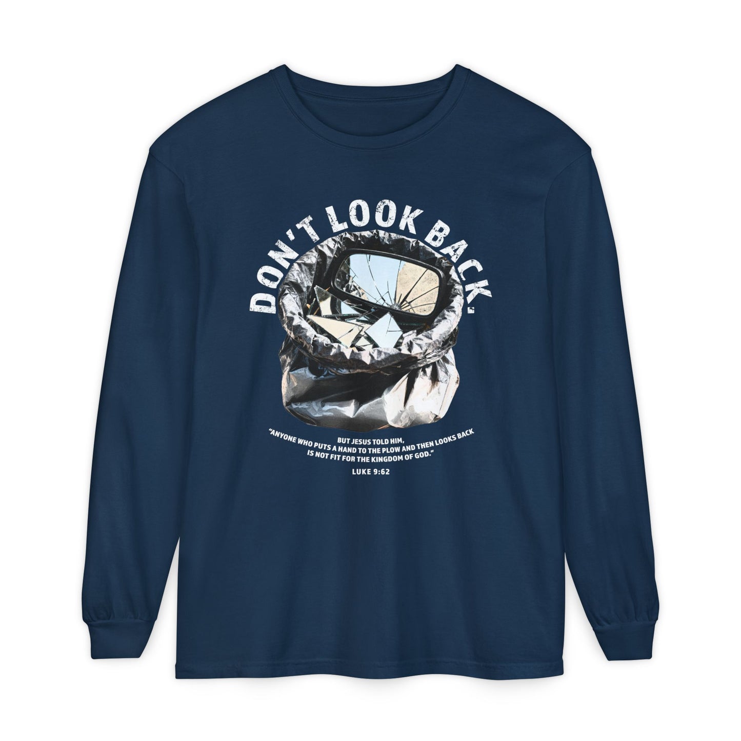 Don't Look Back Luke 9:62 T-Shirt — Inspirational Bible Verse Tee