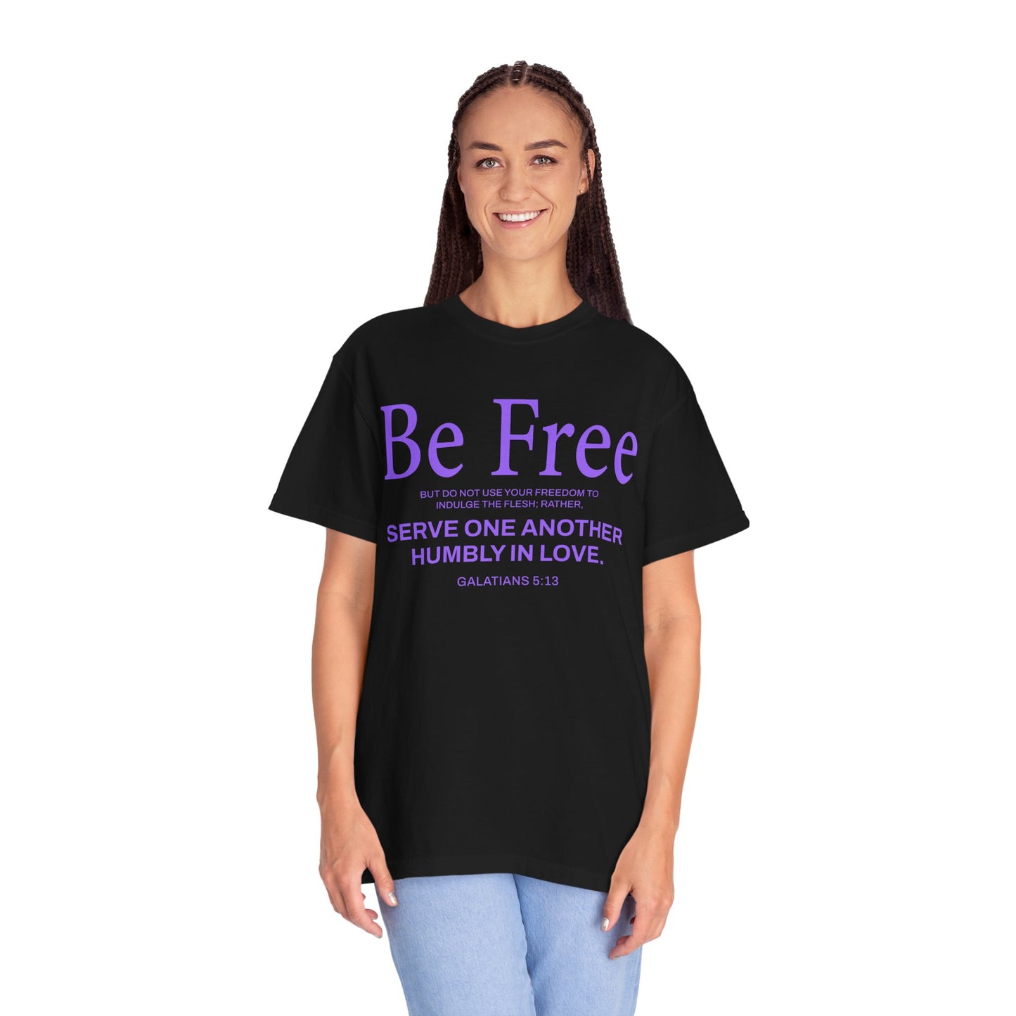 Be Free "Galatians 5:13" PURPLE