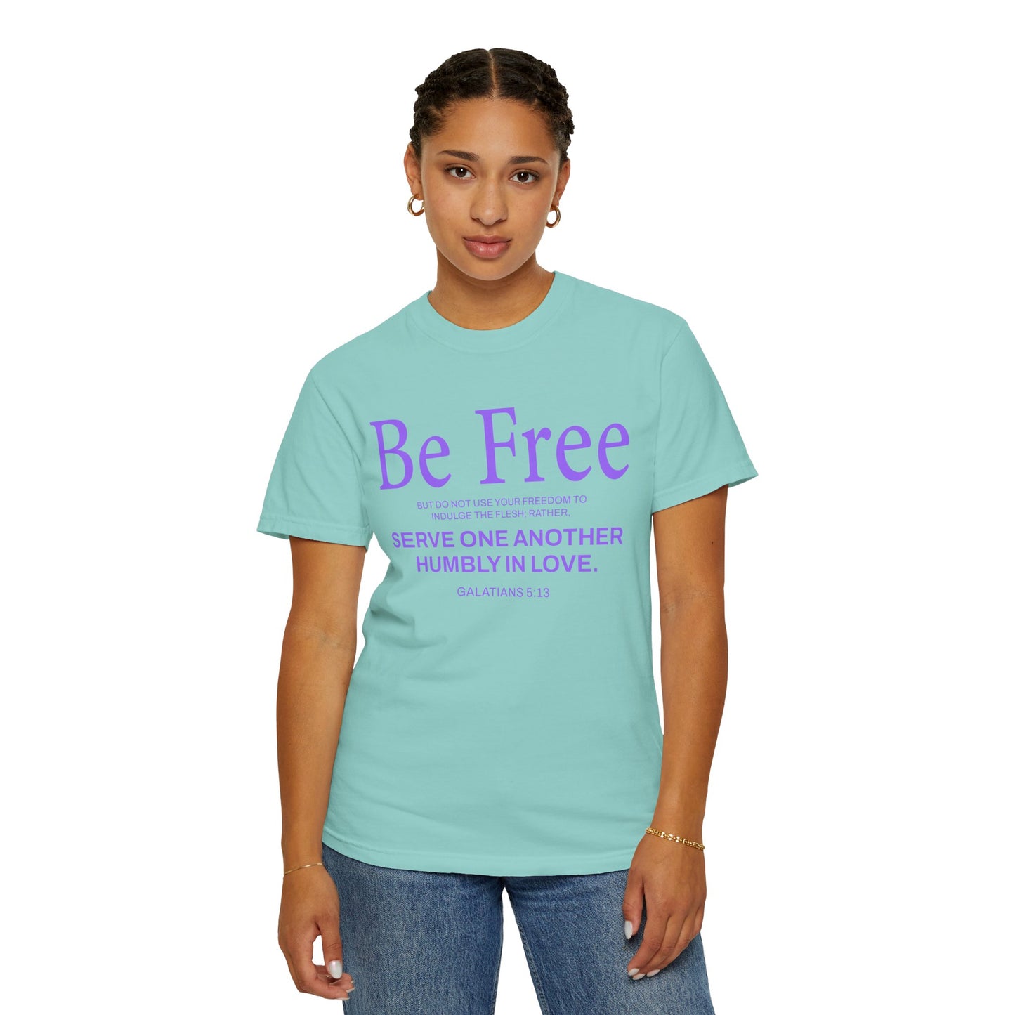 Be Free "Galatians 5:13" PURPLE