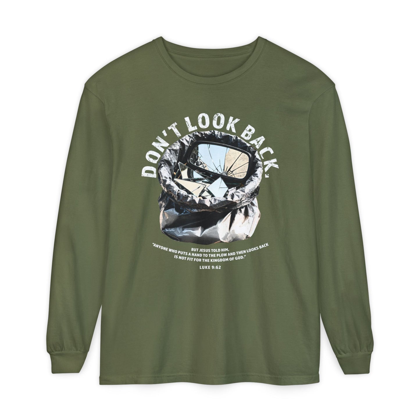 Don't Look Back Luke 9:62 T-Shirt — Inspirational Bible Verse Tee
