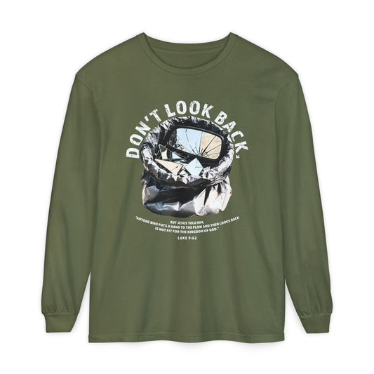 Don't Look Back Luke 9:62 T-Shirt — Inspirational Bible Verse Tee