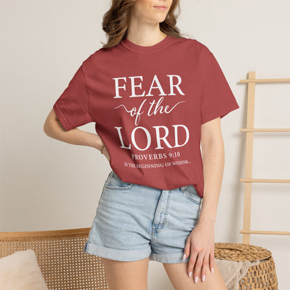 Fear of the Lord T-Shirt — Christian Faith Graphic Tee