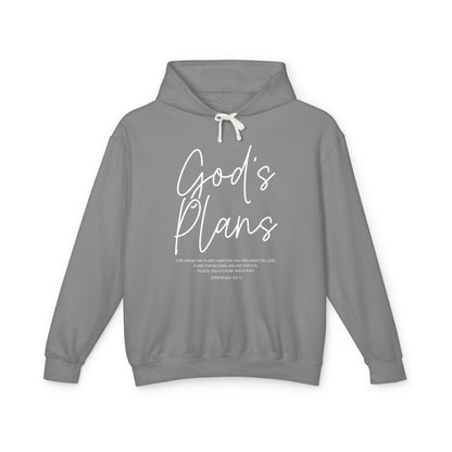 God's Plan Jeremiah 29:11 100% Cotton Hoodie
