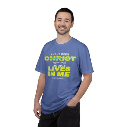 I have been Crucified with Christ "Galatians 2:20" YELLOW 100% Cotton T-Shirt