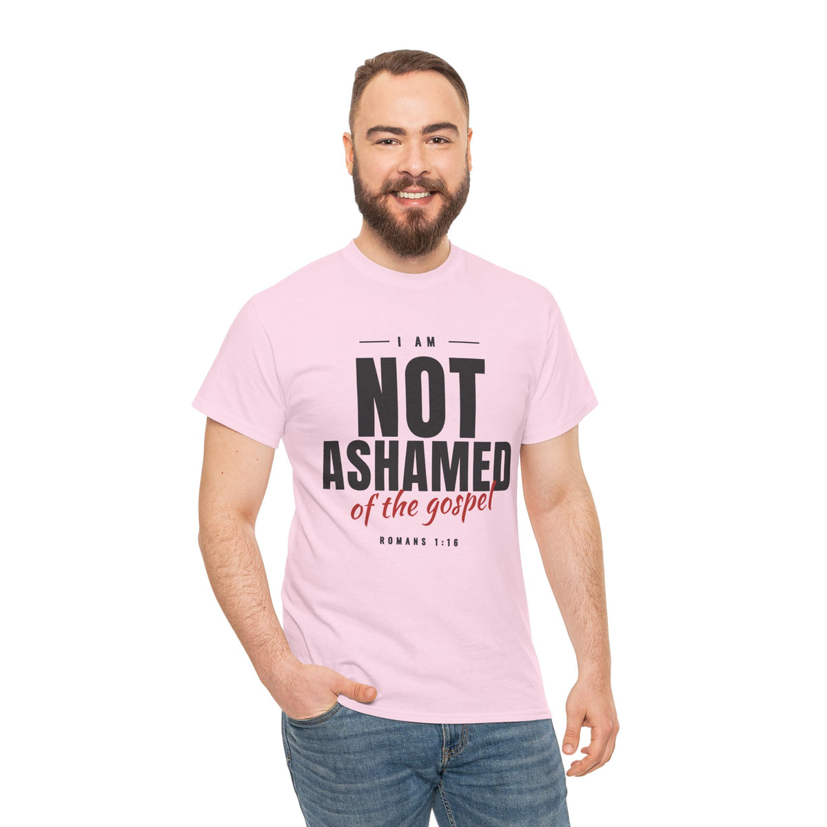 Not Ashamed of the Gospel Christian Faith T-Shirt