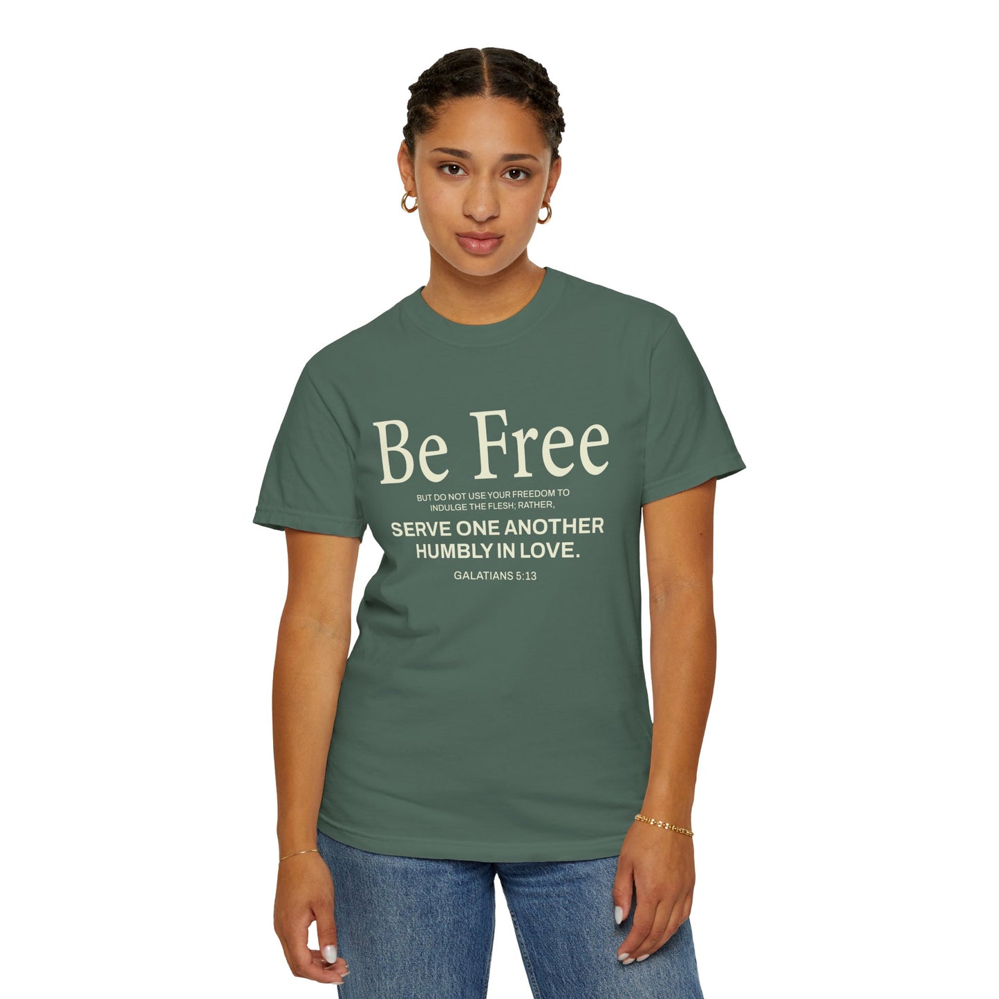 Be Free "Galatians 5:13" Beige