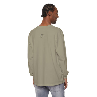Jeremiah 17:7 'Blessed Is the One Who Trusts in the Lord' 100% Cotton Red Letters Long Sleeve Tee
