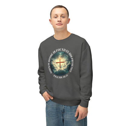 God's Purpose Psalms 16:11 Crewneck Sweatshirt — Inspirational Faith Quote