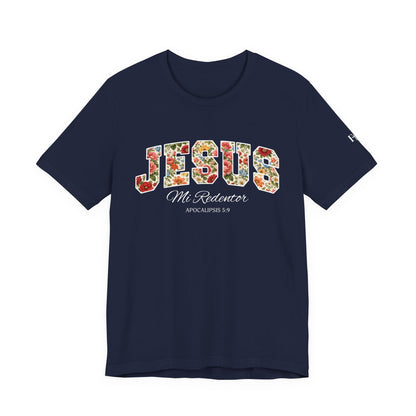 Jesus Mi Redentor Floral Graphic Tee