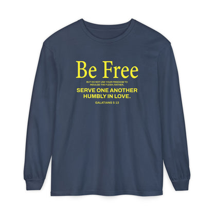 Be Free "Galatians 5:13" Yellow