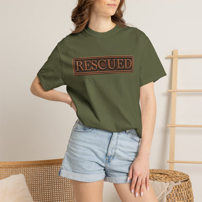 Rescued Colossians 1:13-14 Cotton T-Shirt