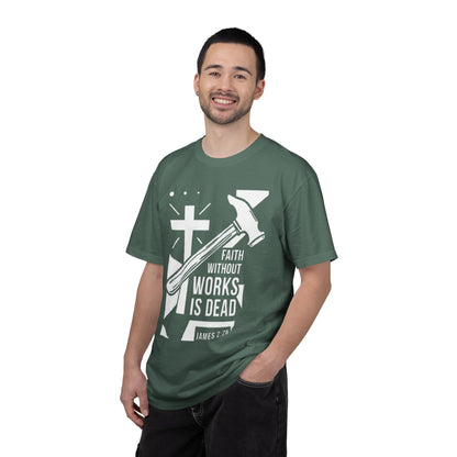 Faith Without Works is Dead "James 2:26" 100%  Cotton T-Shirt