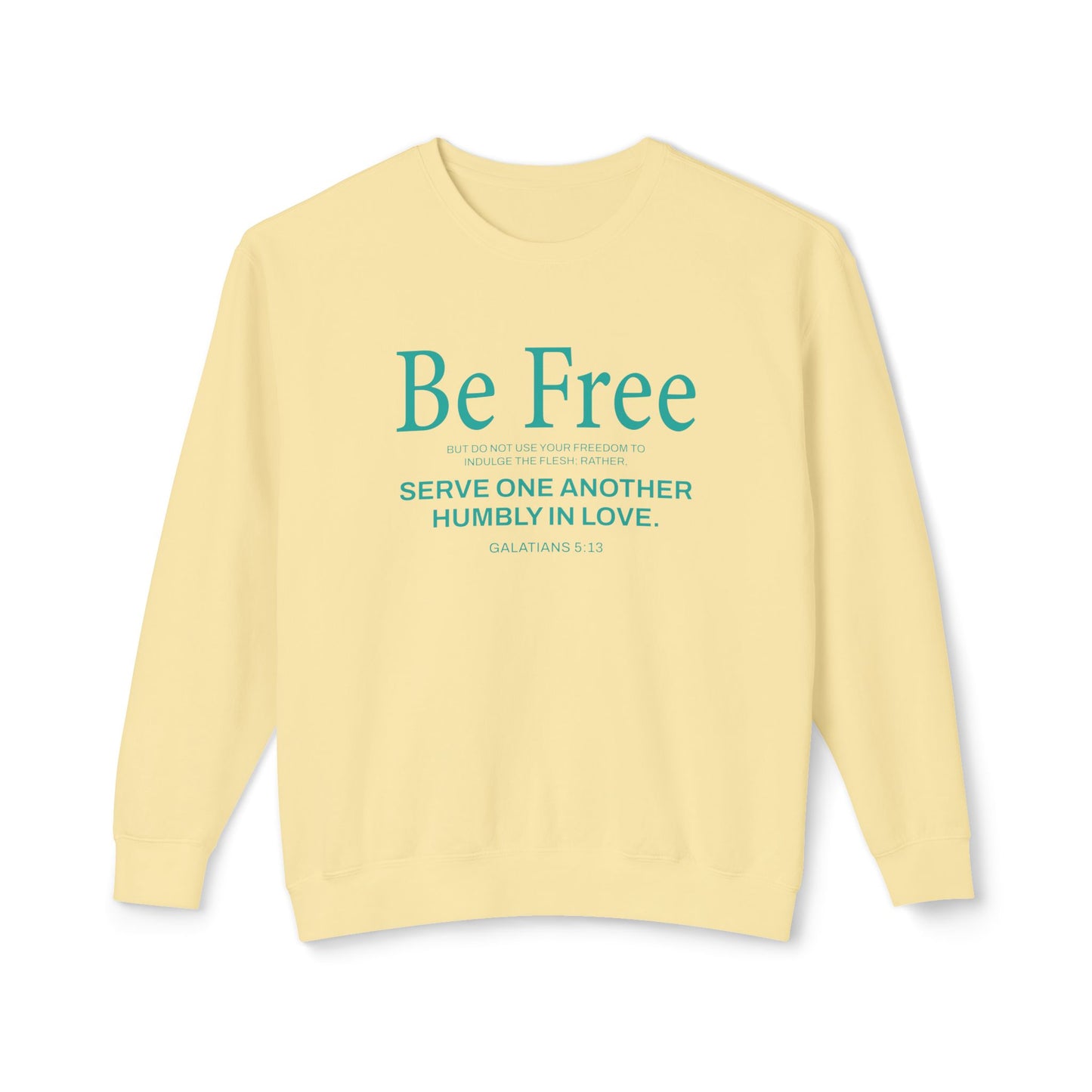 Free "Galatians 5:13" Teal