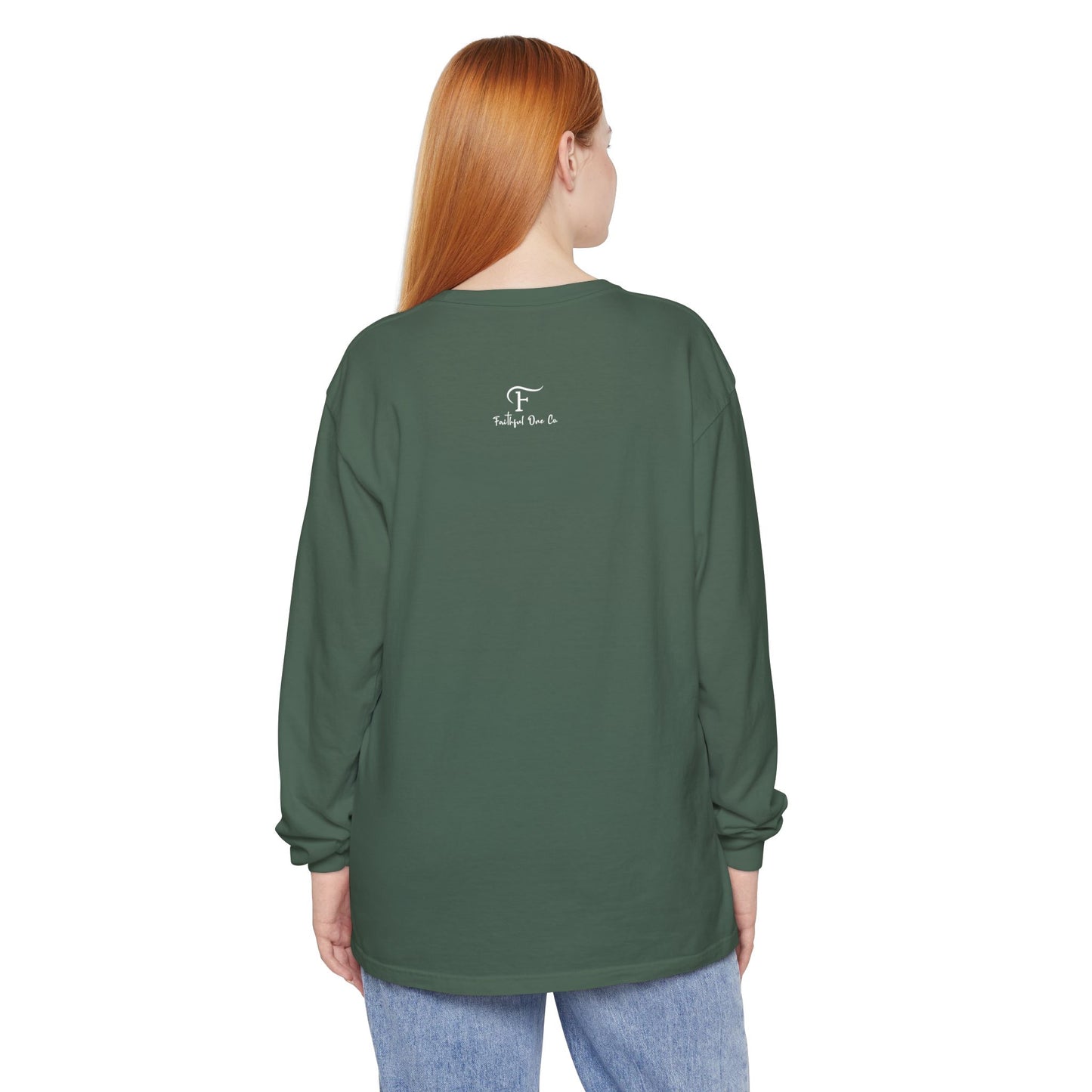 He Left the 99 Long Sleeve — Luke 15:4-7 Christian Crewneck