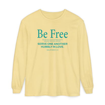 Be Free "Galatians 5:13" Teal